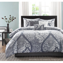 Madison Park Wiener Bettdecke Duvet Cover Bedrucktes Grau Bettwäsche Set